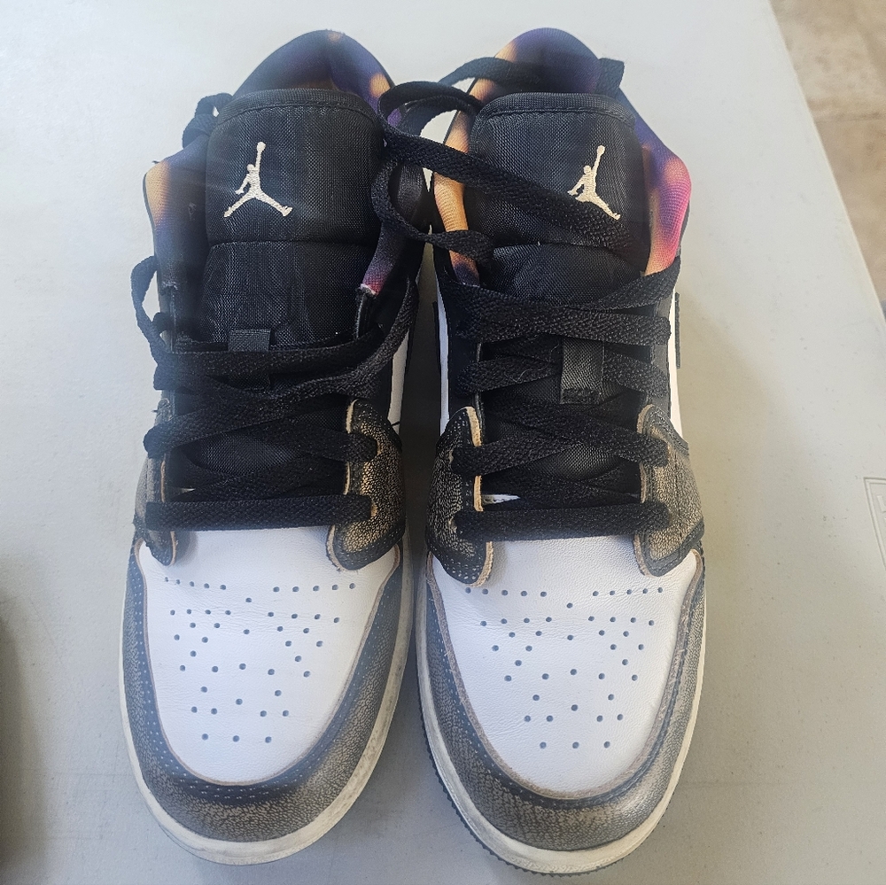 Kids' Black and White Sneakers